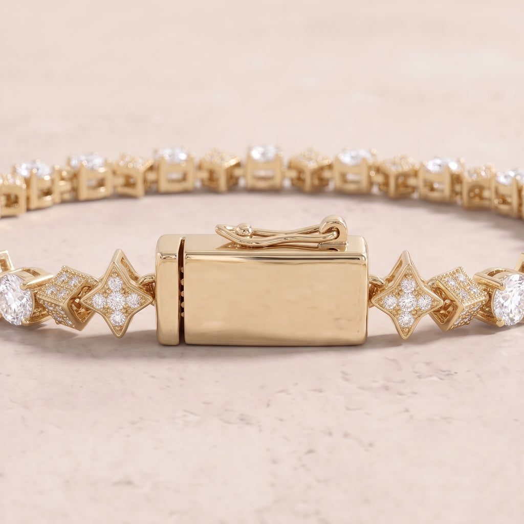 18k Gold Diamond Astra Bracelet