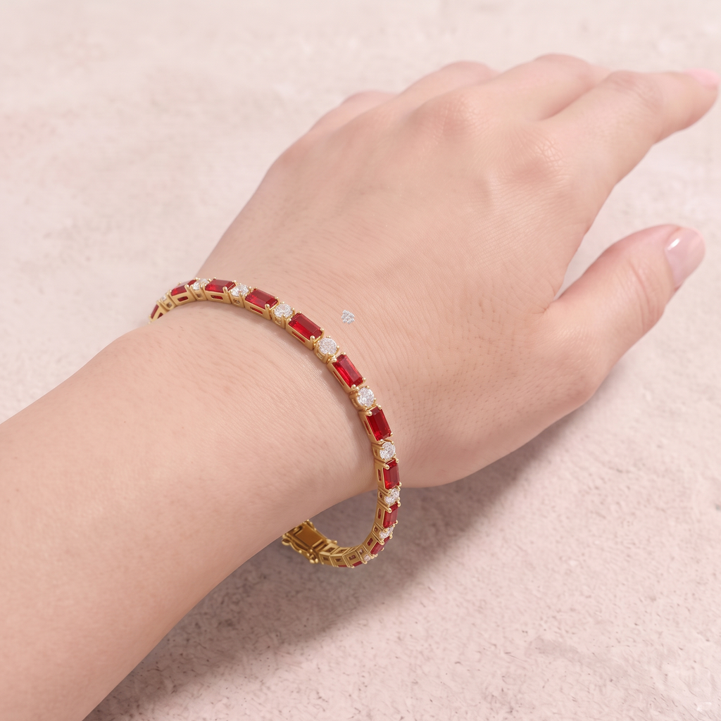 18k Gold Ruby Magmara Bracelet