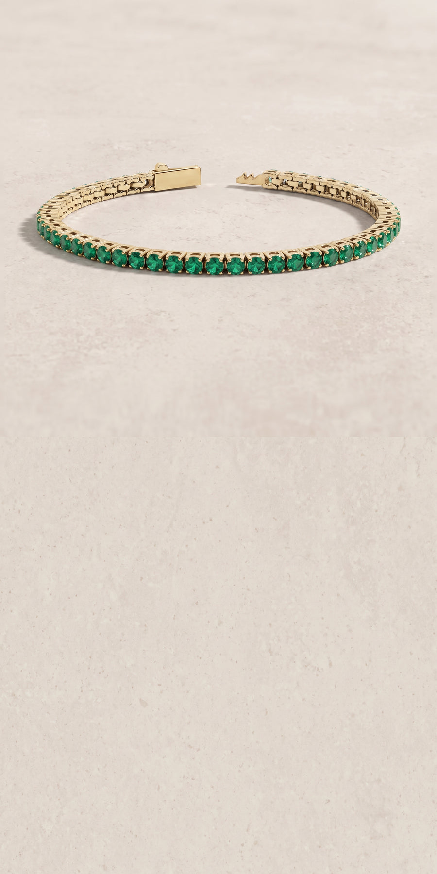 18k Gold Emerald Plantos Bracelet