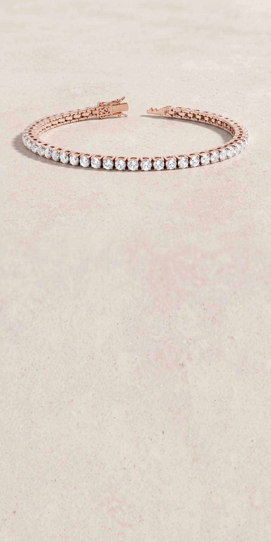 18k Rose Gold Diamond Rouge Bracelet