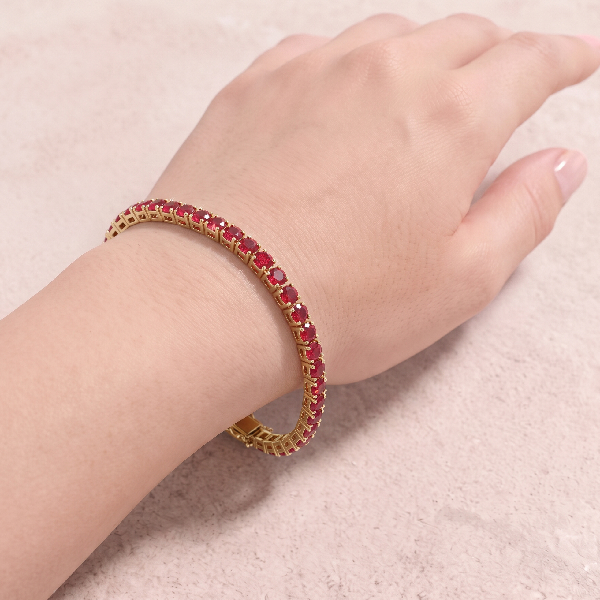 18k Gold Ruby Rubia Bracelet