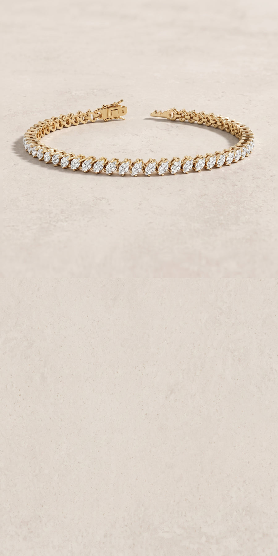 18k Gold Diamond Tessera Bracelet