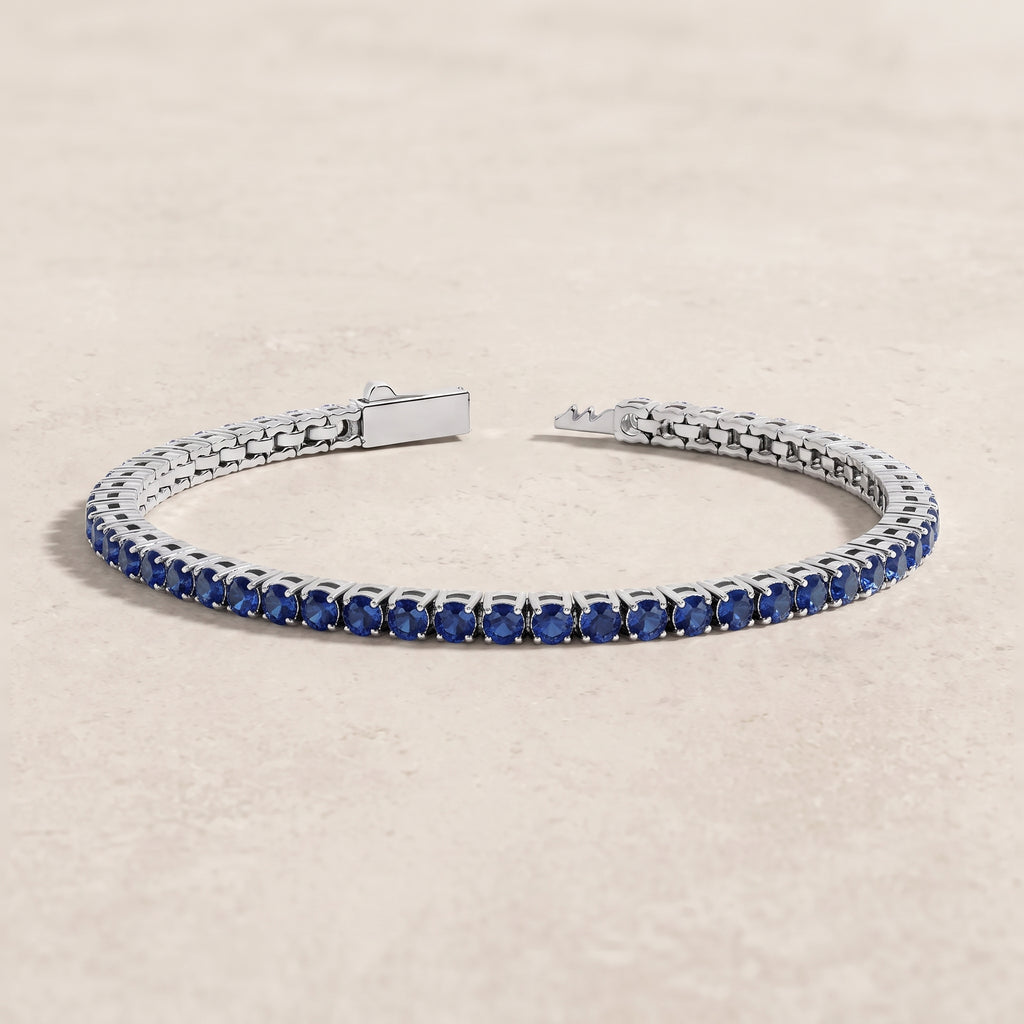 18k White Gold Sapphire Tidia Bracelet