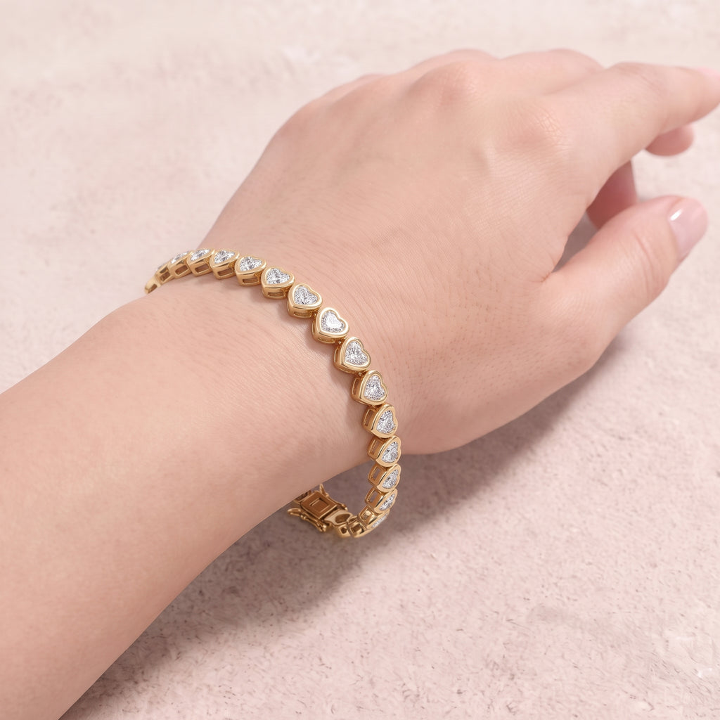 18k Gold Diamond Valentina Bracelet