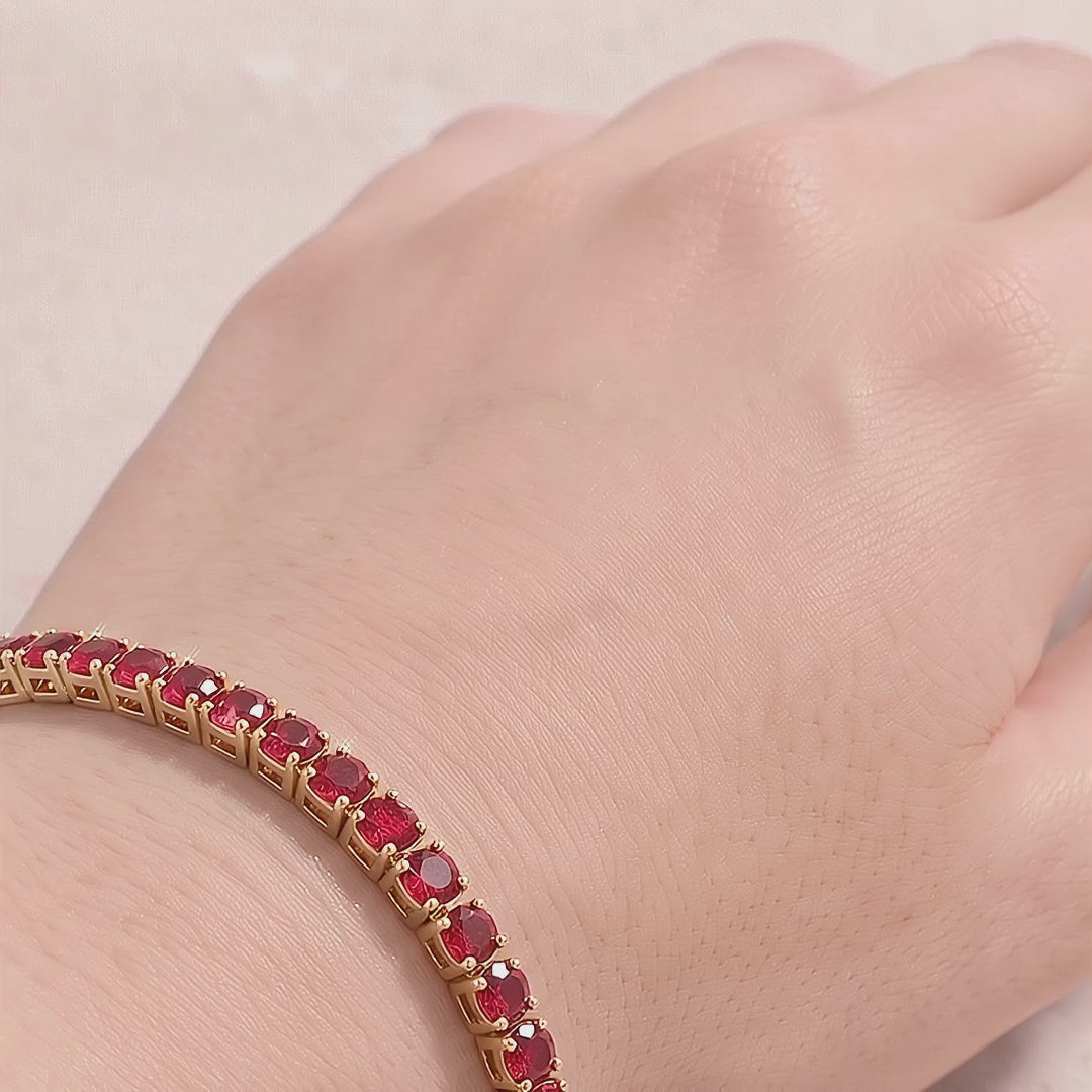 18k Gold Ruby Rubia Bracelet