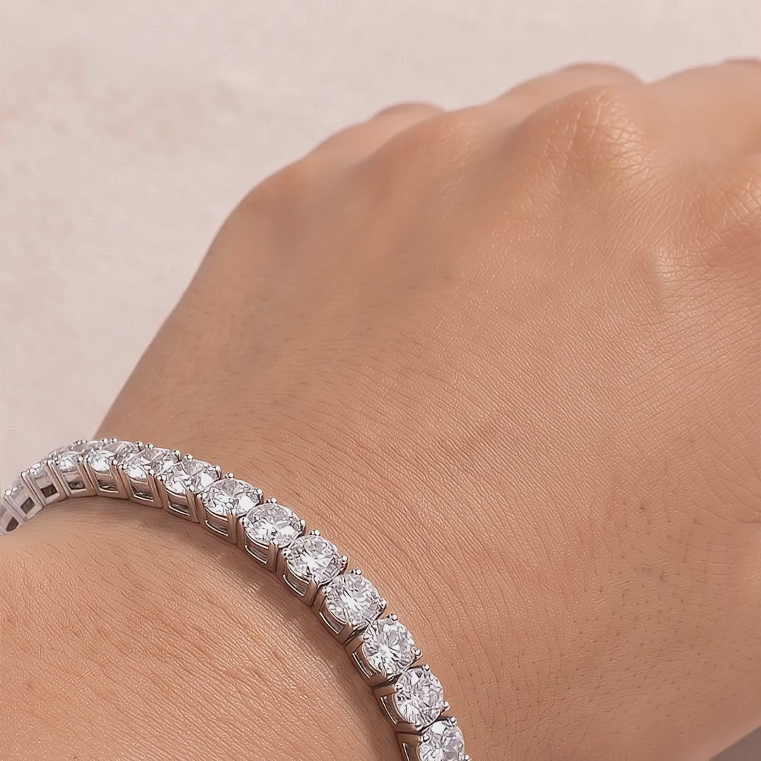 18k White Gold Diamond Emelia Bracelet