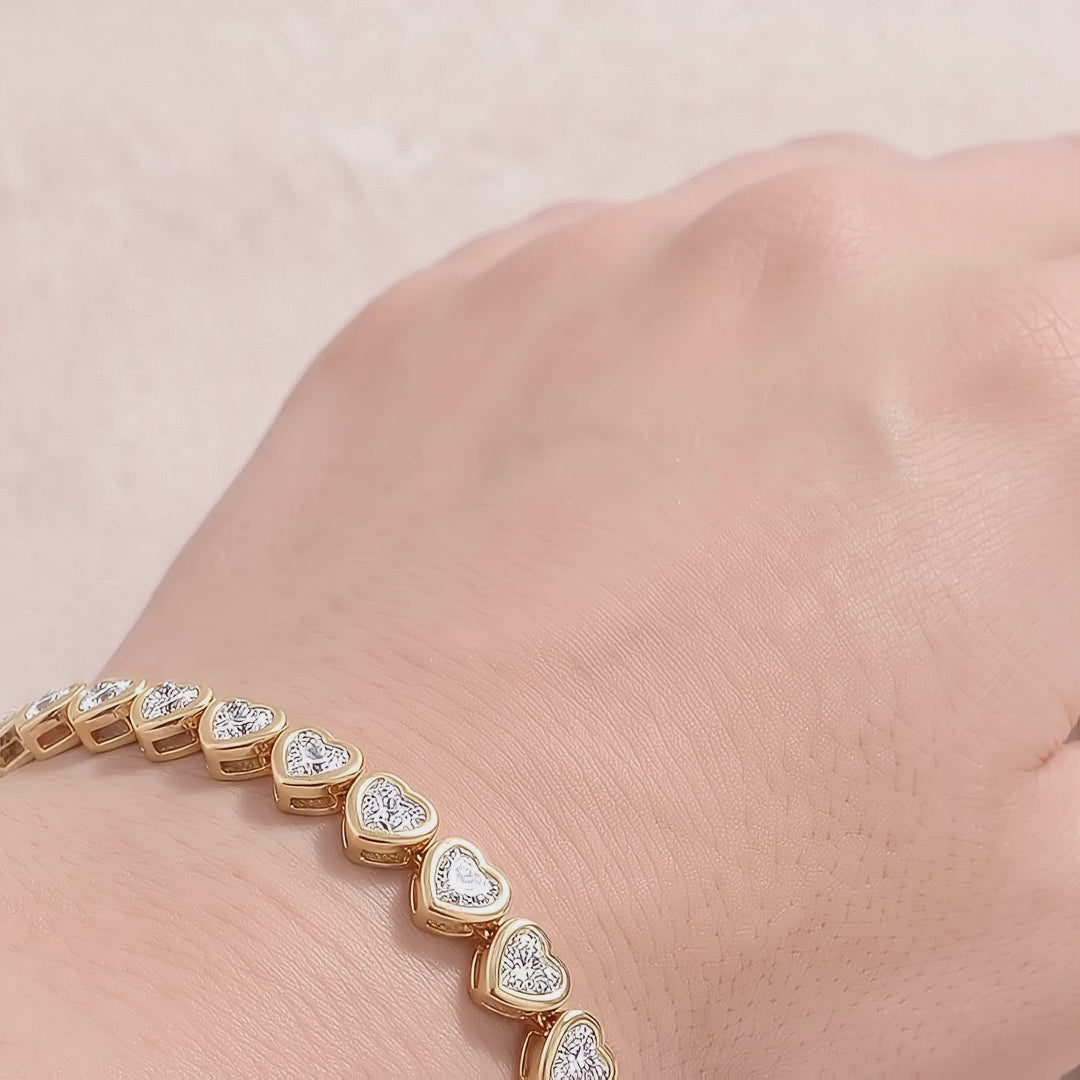 18k Gold Diamond Valentina Bracelet