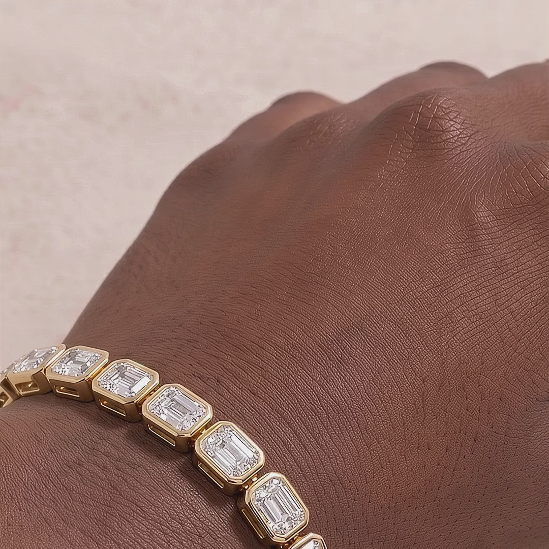 18k Gold Diamond Blanche Bracelet