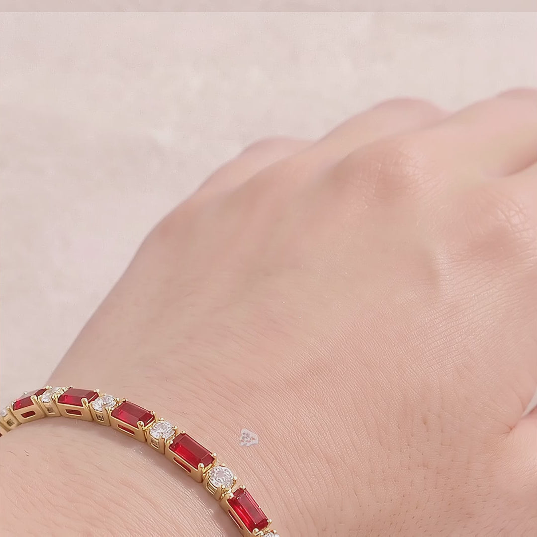 18k Gold Ruby Magmara Bracelet