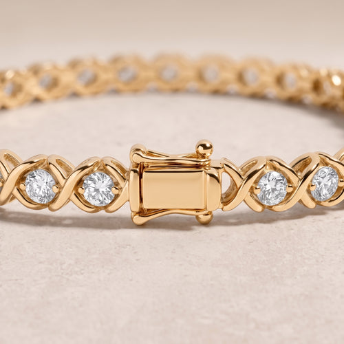 18k Gold DIamond Basia Bracelet