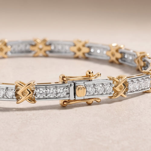 18k Gold Diamond Duetta Bracelet