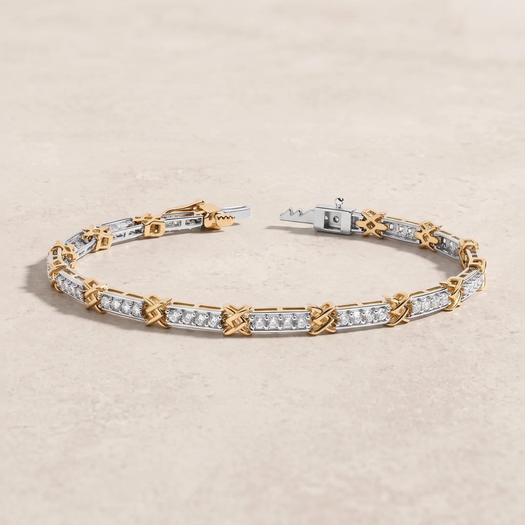 18k Gold Diamond Duetta Bracelet