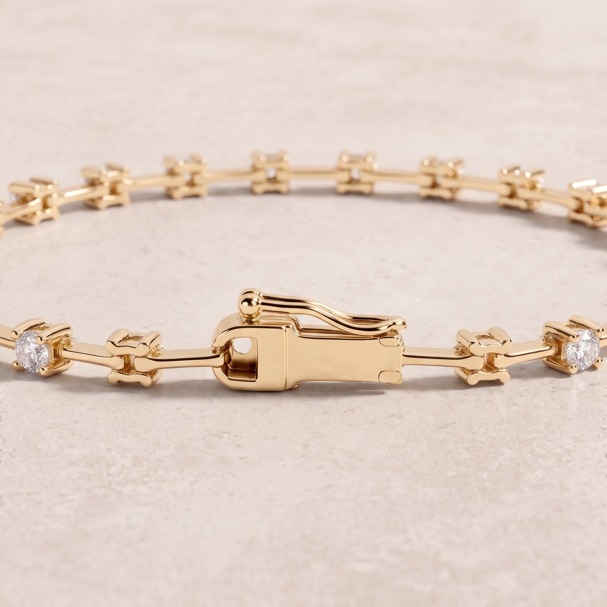 18k Gold Diamond Meridian Bracelet