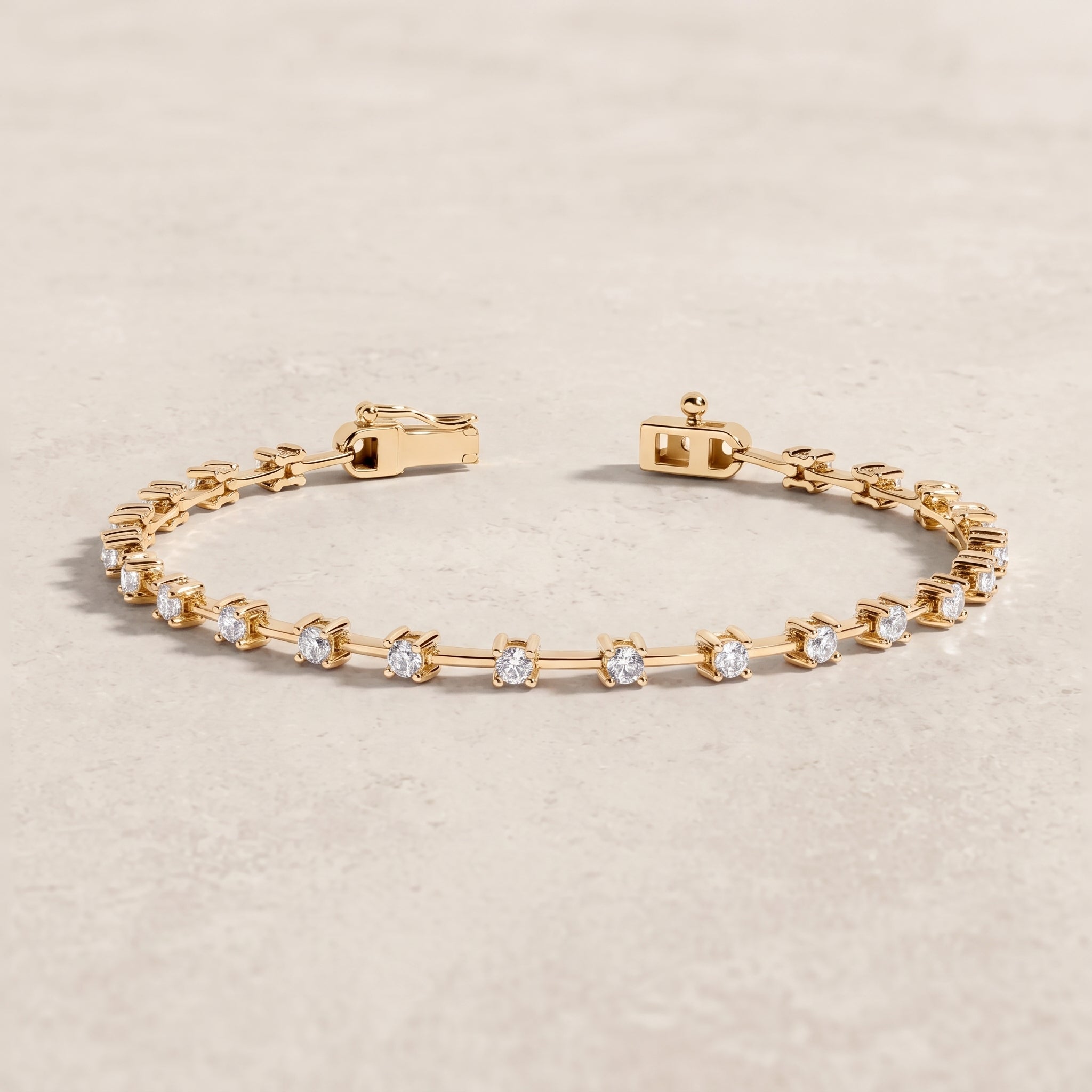 18k Gold Diamond Meridian Bracelet