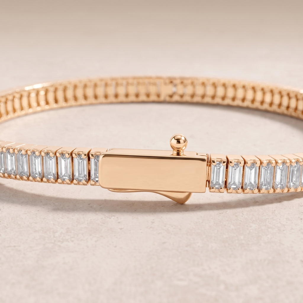 18k Gold Diamond Parquet Bracelet