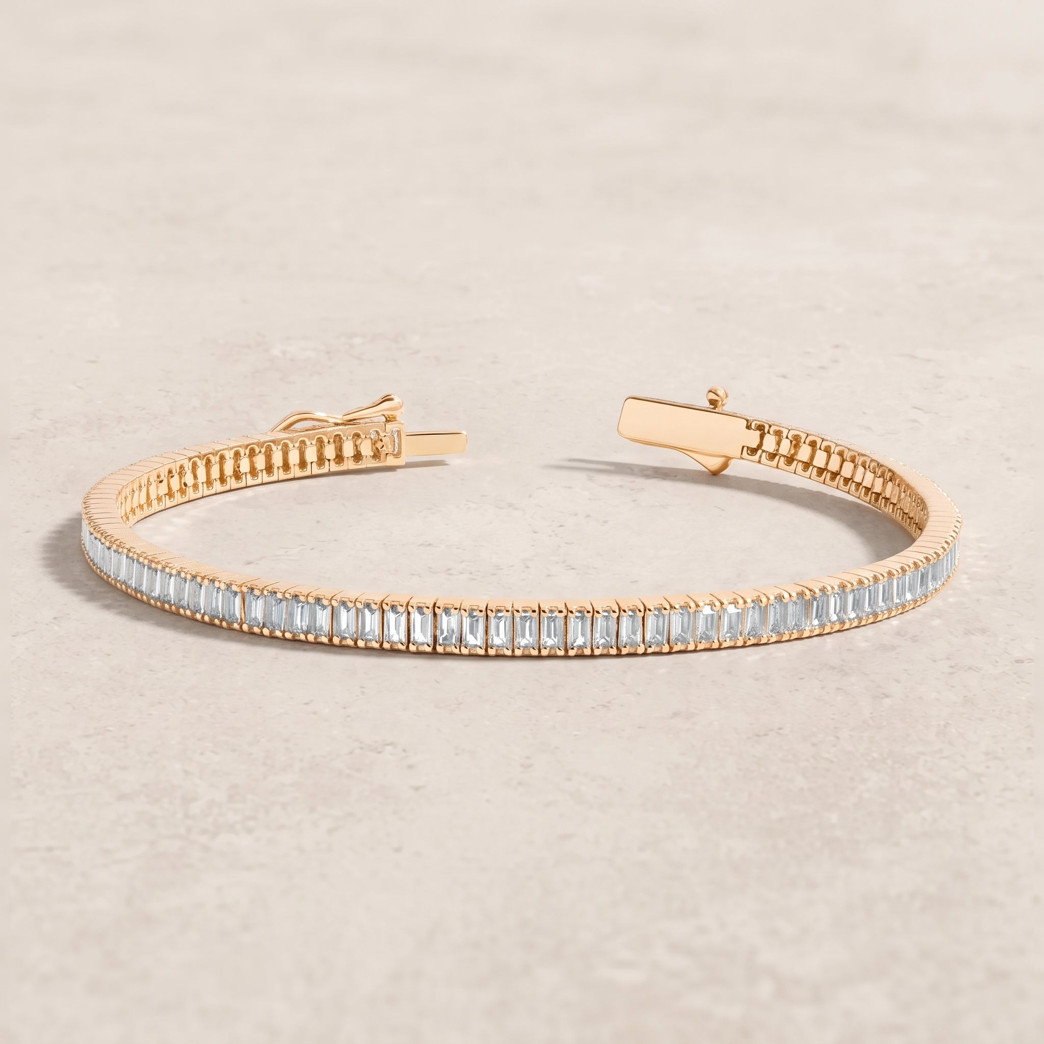 18k Gold Diamond Parquet Bracelet